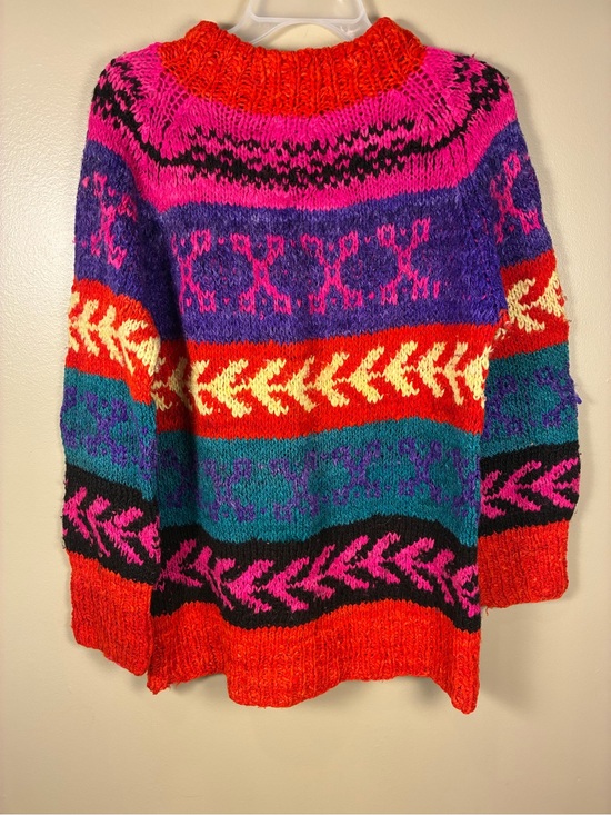 Handmade Sweaters - VTG One of a Kind Handmade in Bolivia Wool Sweater